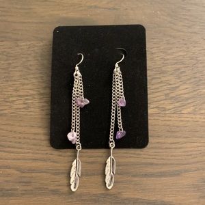 💜Just In💜 Handmade Amethyst Earrings